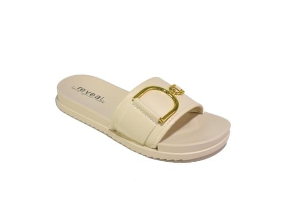 Women’s Slides & Flip-flops LLE-9136 in Nude